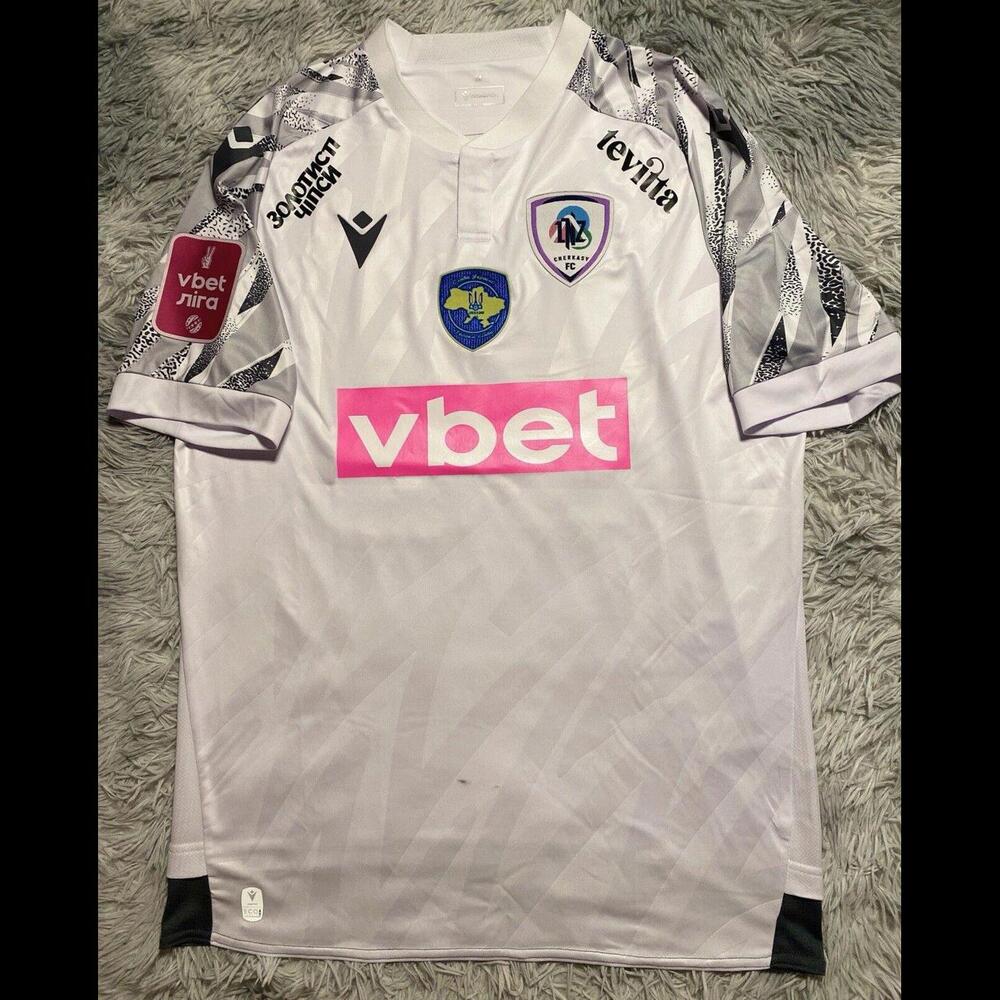 FC LNZ CHERKASY 2023/24 Match Worn/SIGNED Jersey Photo Proof Vlad Naumets #70